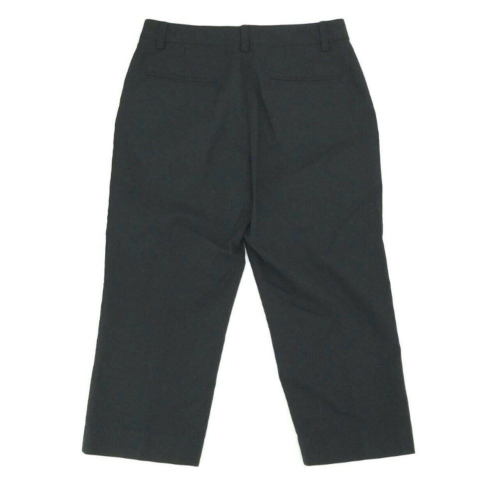 Lauren Ralph Lauren Cropped Capri Pants Sz 8 Black - Picture 5 of 5